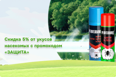 Скидка 5% по промокоду «ЗАЩИТА»