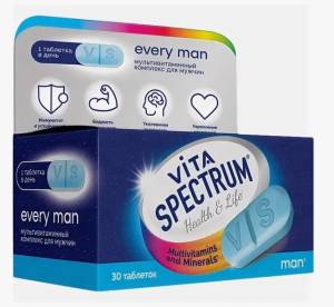 Витамины для мужчин VitaSpectrum 30 таблеток