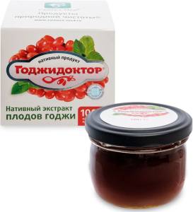Экстракт плодово-ягодный Годжидоктор нативный 100 г Сашера-мед